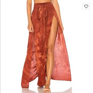 Blue Life Coral Grace Wrap Skirt